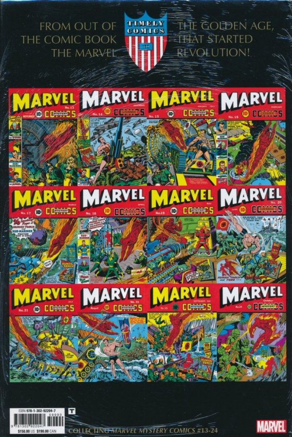 GOLDEN AGE MARVEL COMICS OMNIBUS VOL 02 HC [STANDARD] [9781302922047] **promocja TOMY**
