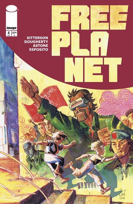 FREE PLANET #4 CVR A JED DOUGHERTY [70985304314000411]