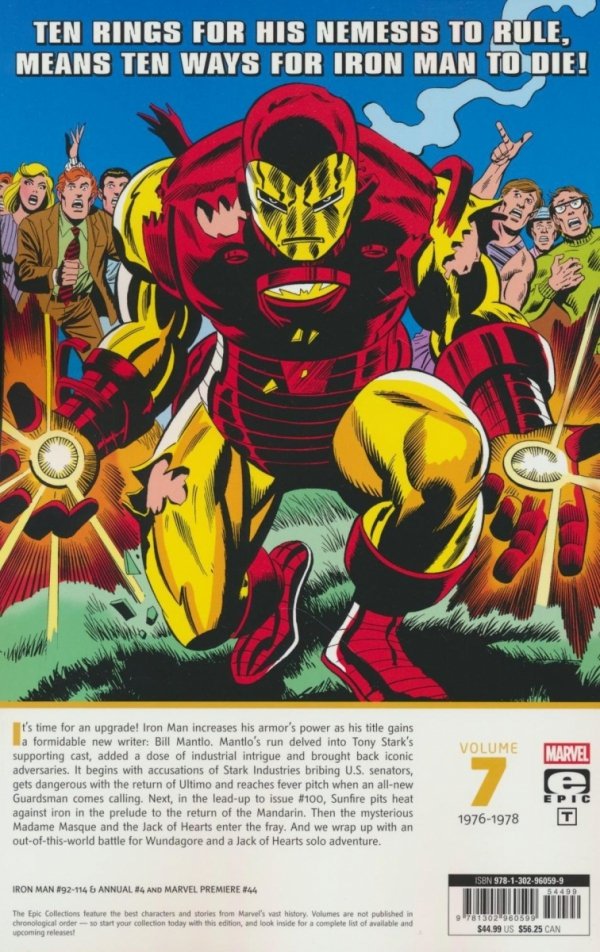 IRON MAN EPIC COLLECTION TEN RINGS TO RULE THE WORLD TP [9781302960599]