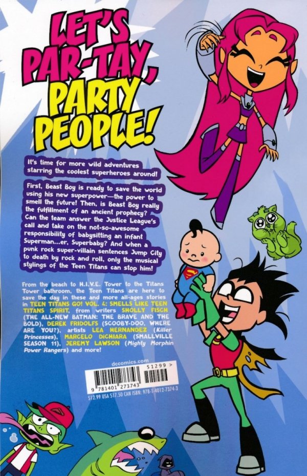 TEEN TITANS GO VOL 04 SMELLS LIKE TEEN SPIRIT TP [9781401273743] **promocja TOMY**