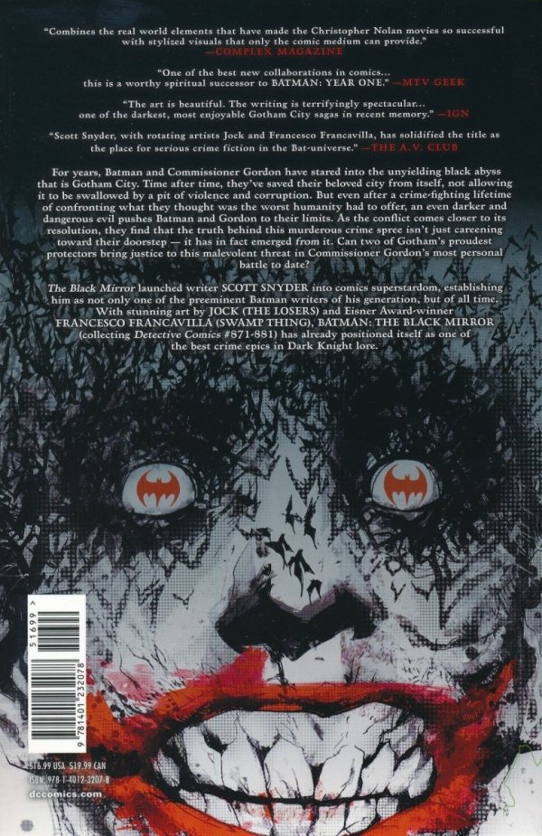BATMAN THE BLACK MIRROR TP [9781401232078]