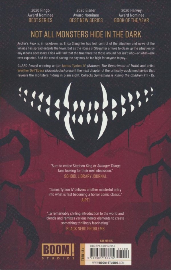 SOMETHING IS KILLING THE CHILDREN VOL 03 TP [9781684157075]