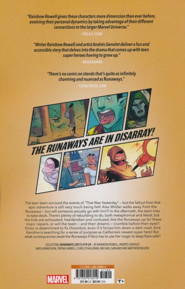 RUNAWAYS VOL 04 BUT YOU CANT HIDE TP [9781302918019] **OFERTA SPECJALNA**