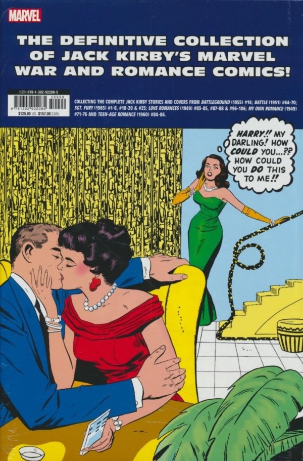 COMPLETE KIRBY WAR AND ROMANCE OMNIBUS HC [STANDARD] [9781302922085] **OFERTA SPECJALNA**