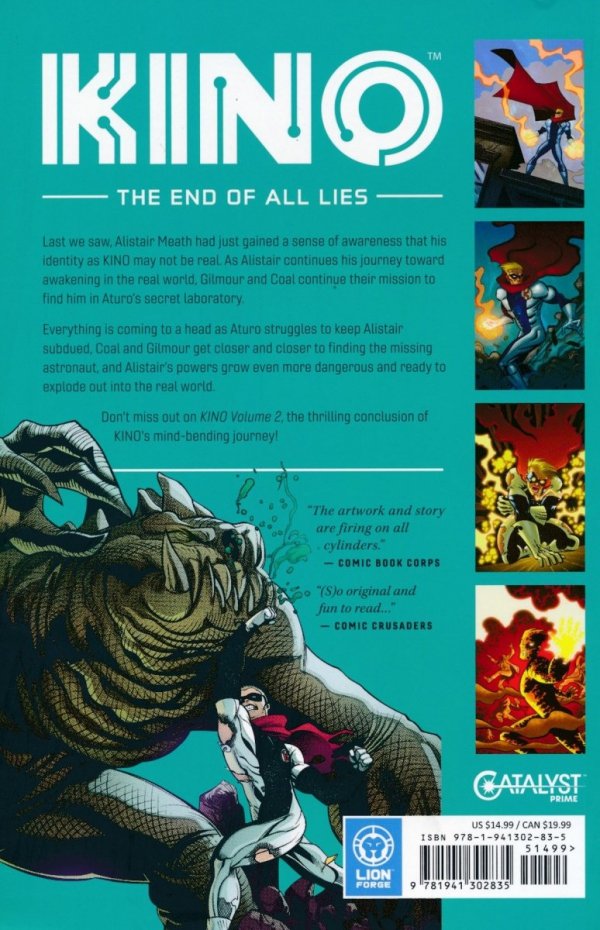 CATALYST PRIME KINO VOL 02 THE END OF ALL LIES TP [9781941302835] **promocja TOMY**