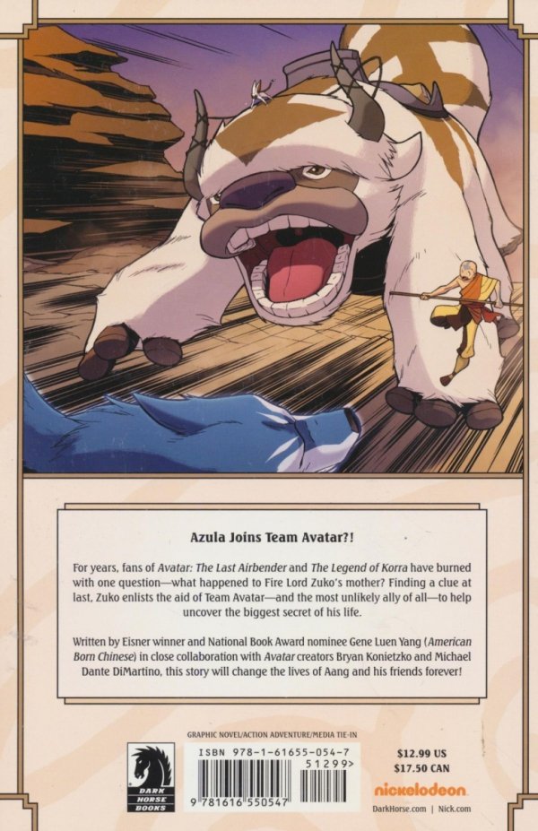 AVATAR THE LAST AIRBENDER THE SEARCH PART 1 TP [9781616550547]