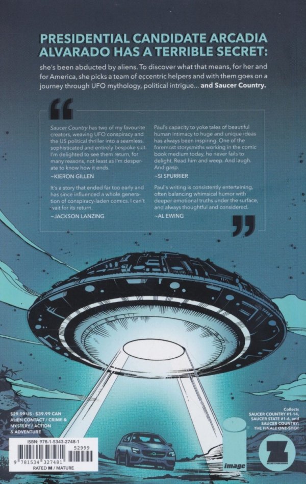 SAUCER COUNTRY THE COMPLETED EDITION TP [9781534327481]