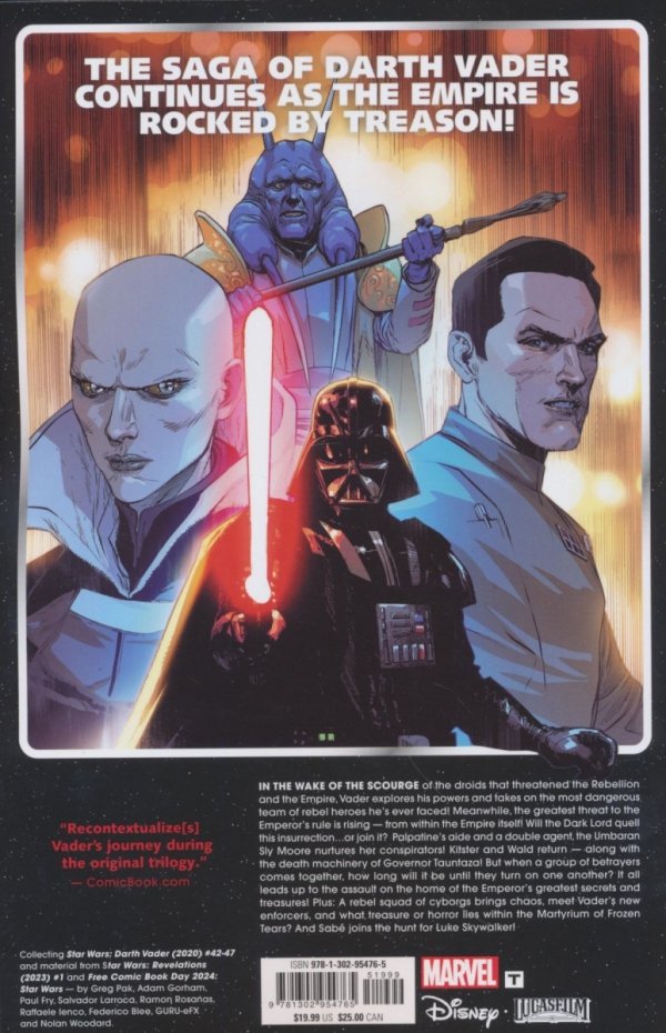 STAR WARS DARTH VADER VOL 09 RISE OF THE SCHISM IMPERIAL TP [9781302954765]