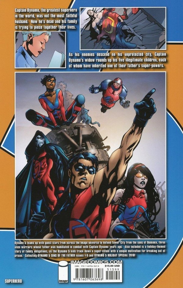 DYNAMO 5 VOL 05 SINS OF THE FATHER TP [9781607063698]