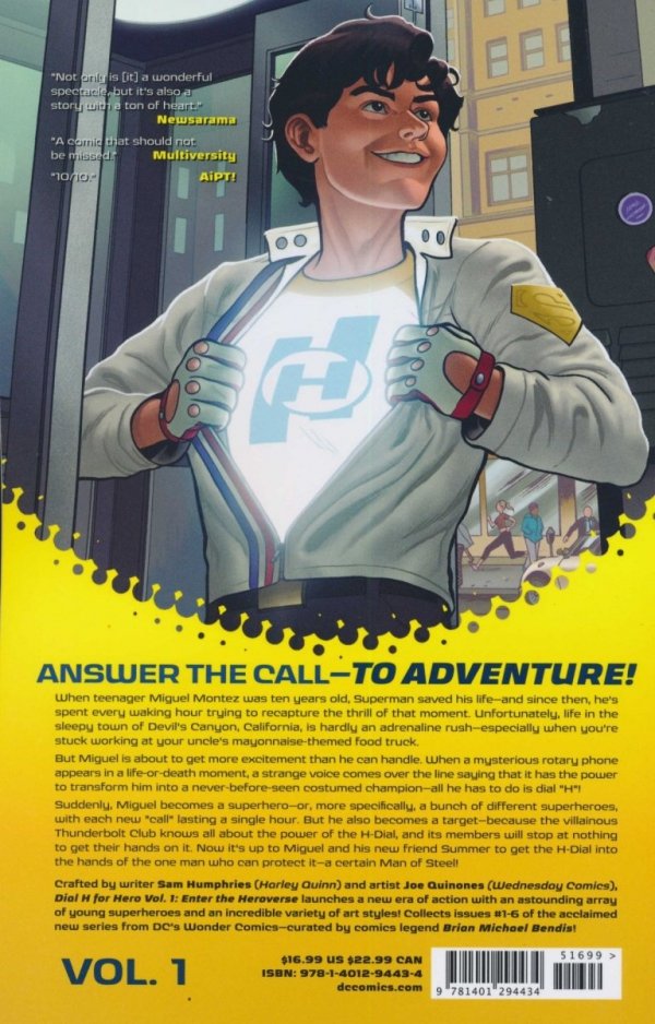 DIAL H VOL 01 FOR HERO ENTER THE HEROVERSE TP [9781401294434] **promocja TOMY**