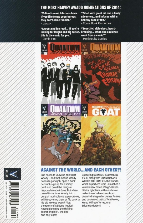 QUANTUM AND WOODY VOL 03 CROOKED PASTS PRESENT TENSE TP [9781939346391]