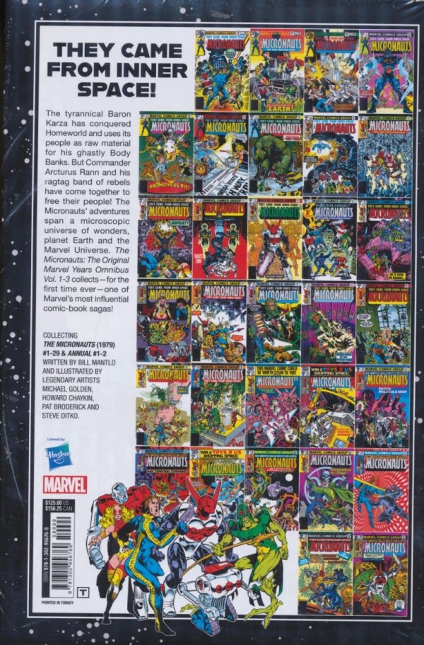 MICRONAUTS THE ORIGINAL MARVEL YEARS OMNIBUS VOL 01 HC [STANDARD] [9781302956769]