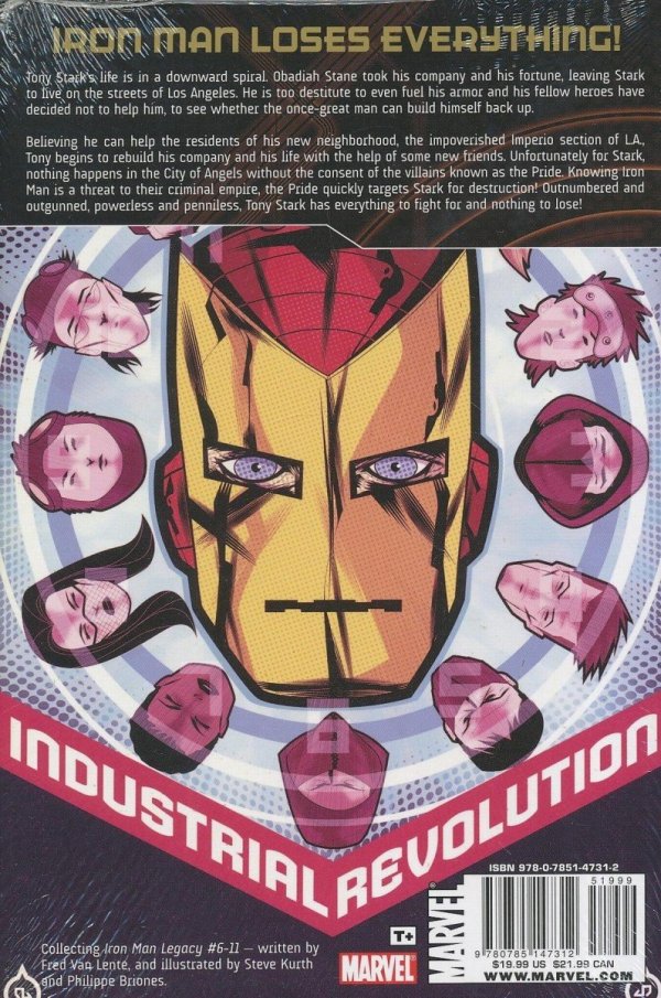 IRON MAN INDUSTRIAL REVOLUTION HC [9780785147312] **promocja TOMY**
