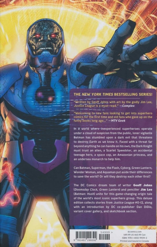 JUSTICE LEAGUE ORIGIN THE DELUXE EDITION HC [9781401299392]
