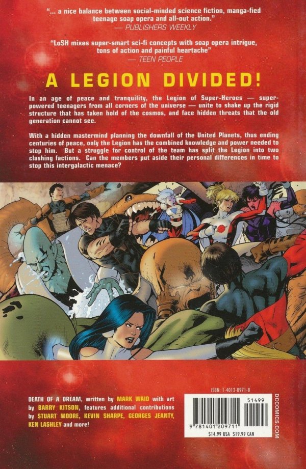 LEGION OF SUPER-HEROES VOL 02 DEATH OF A DREAM TP [9781401209711]