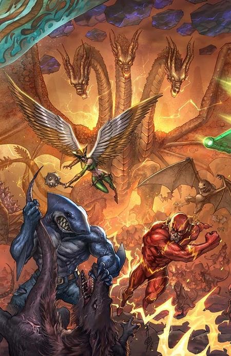 JUSTICE LEAGUE VS GODZILLA VS KONG 2 #4 CVR C ALAN QUAH CARD STOCK VAR [76194138628700431]