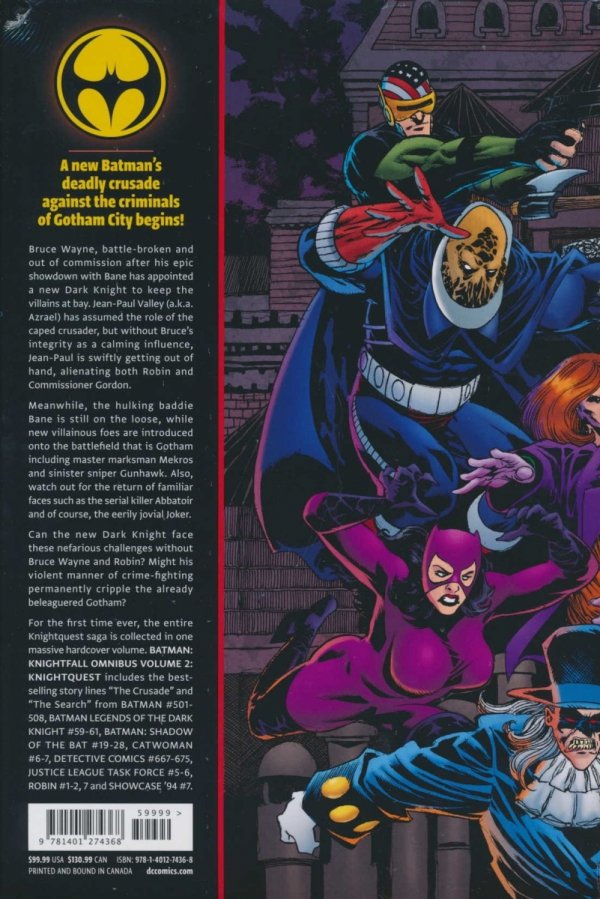 BATMAN KNIGHTFALL OMNIBUS VOL 02 KNIGHTQUEST HC [9781401274368] **OFERTA EKSPOZYCYJNA**