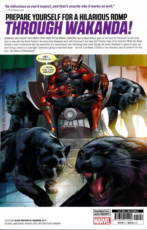 BLACK PANTHER VS DEADPOOL TP [9781302915490]
