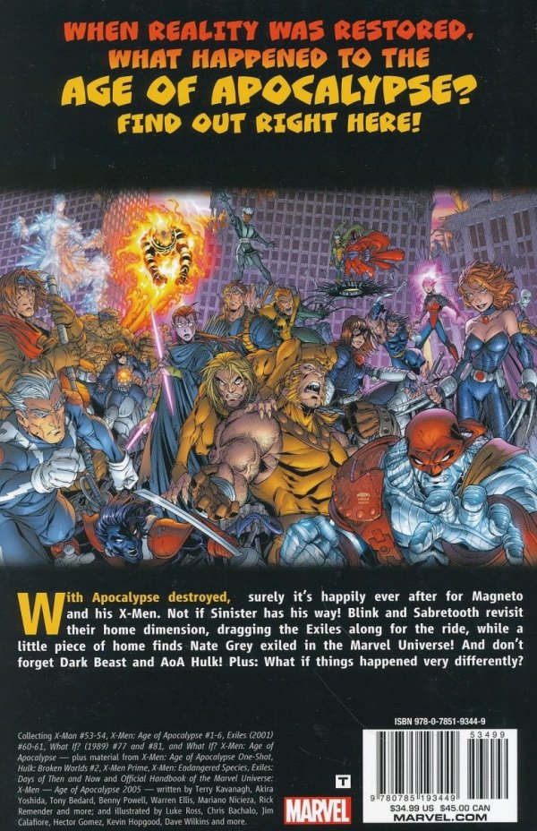 X-MEN THE AGE OF APOCALYPSE TWILIGHT TP [9780785193449] **OFERTA SPECJALNA**