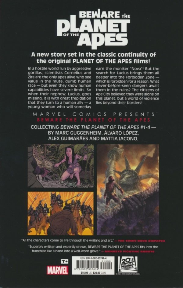 BEWARE THE PLANET OF THE APES TP [9781302957414] **promocja STOCK SALE**