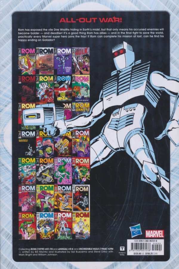 ROM THE ORIGINAL MARVEL YEARS OMNIBUS VOL 03 HC [STANDARD] [9781302957278] **promocja TOMY**