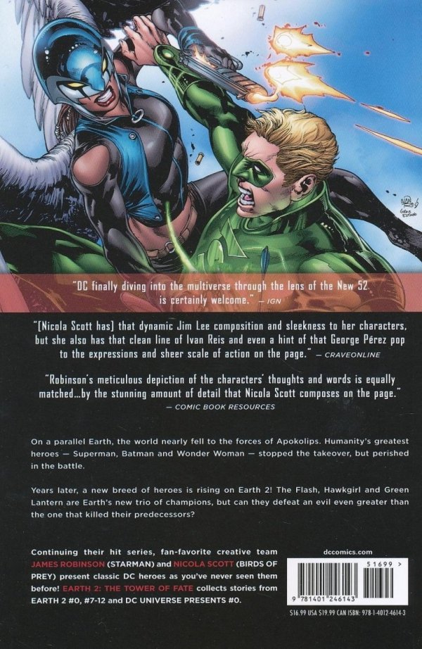 EARTH 2 VOL 02 THE TOWER OF FATE TP [9781401246143] **promocja TOMY**