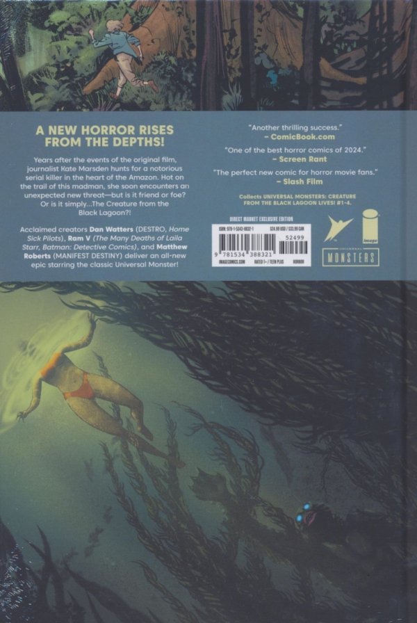 UNIVERSAL MONSTERS CREATURE FROM THE BLACK LAGOON LIVES HC [VARIANT] [9781534388321]