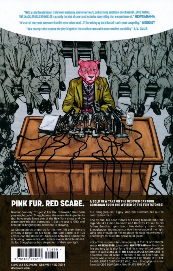 EXIT STAGE LEFT THE SNAGGLEPUSS CHRONICLES TP [9781401275211]