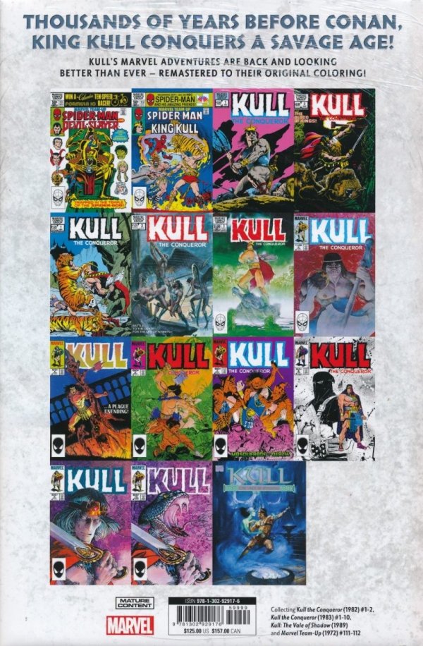 KULL THE CONQUEROR THE ORIGINAL MARVEL YEARS OMNIBUS HC [STANDARD] [9781302929176] **promocja TOMY**
