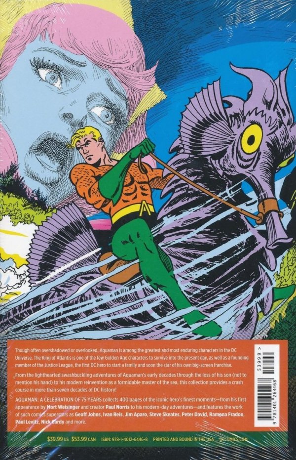 AQUAMAN A CELEBRATION OF 75 YEARS HC [9781401264468] **promocja TOMY**