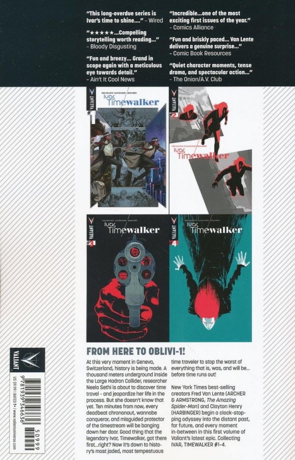 IVAR TIMEWALKER VOL 01 MAKING HISTORY TP [9781939346636] **promocja TOMY**