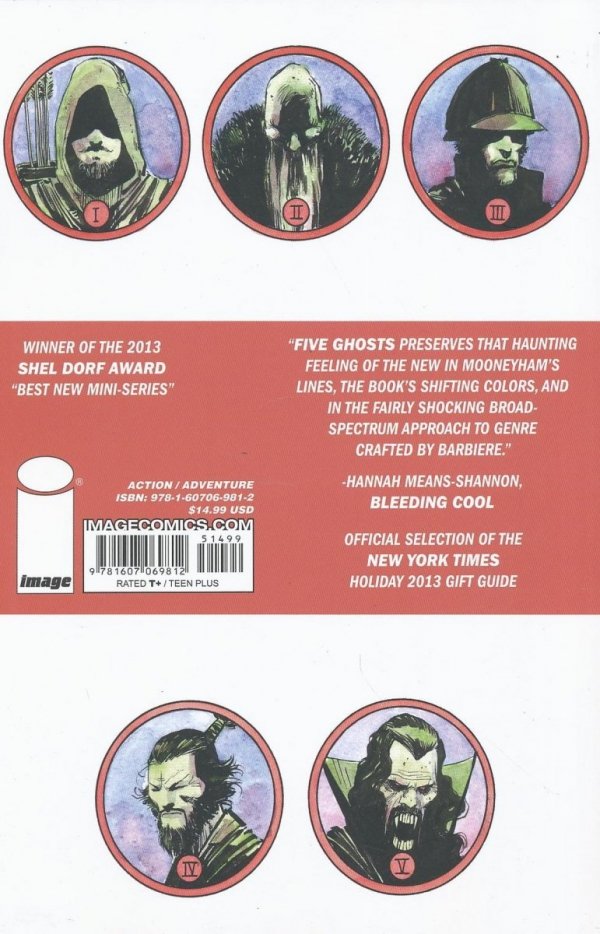 FIVE GHOSTS VOL 02 LOST COASTLINES TP [9781607069812] **promocja TOMY**