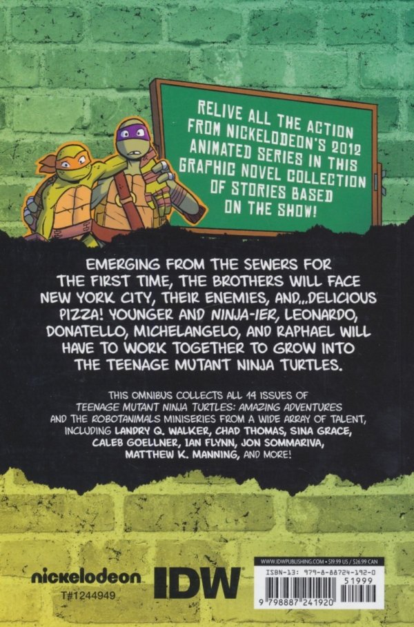 TEENAGE MUTANT NINJA TURTLES AMAZING ADVENTURES OMNIBUS TP [9798887241920]