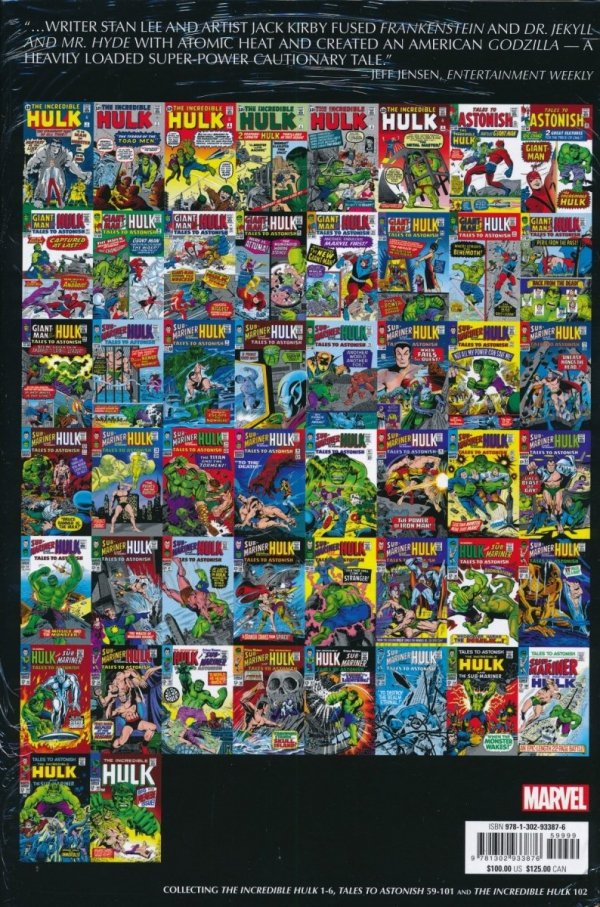 INCREDIBLE HULK OMNIBUS VOL 01 HC [VARIANT] [9781302933876] **OFERTA SPECJALNA**