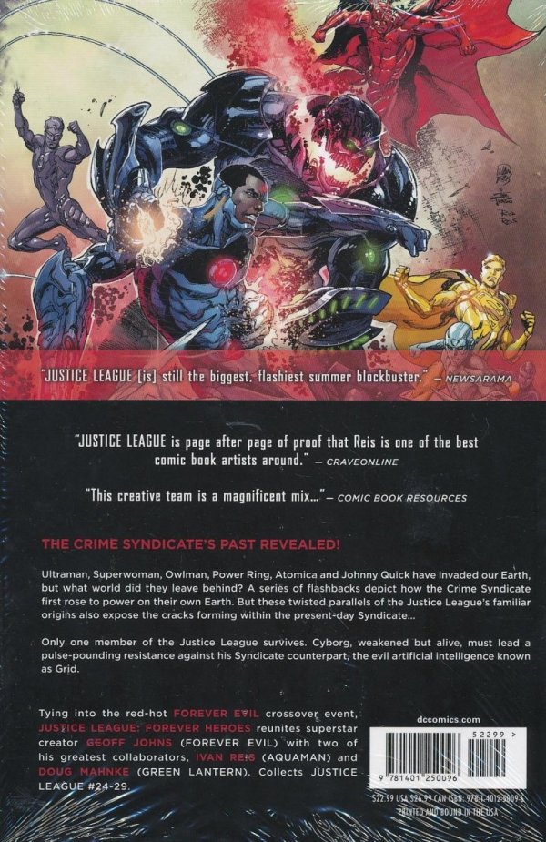 JUSTICE LEAGUE VOL 05 FOREVER HEROES HC [9781401250096]