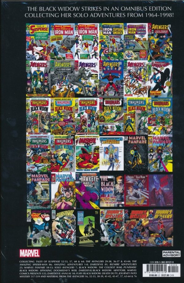 BLACK WIDOW STRIKES OMNIBUS HC [STANDARD] [9781302921279] **OFERTA SPECJALNA**