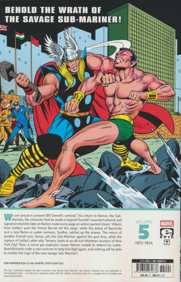 NAMOR THE SUB-MARINER EPIC COLLECTION THE INVASION OF NEW YORK TP [9781302960636]