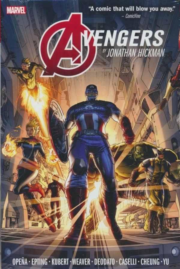 AVENGERS BY JONATHAN HICKMAN OMNIBUS VOL 01 HC [STANDARD] [9781302945473] **promocja TOMY**