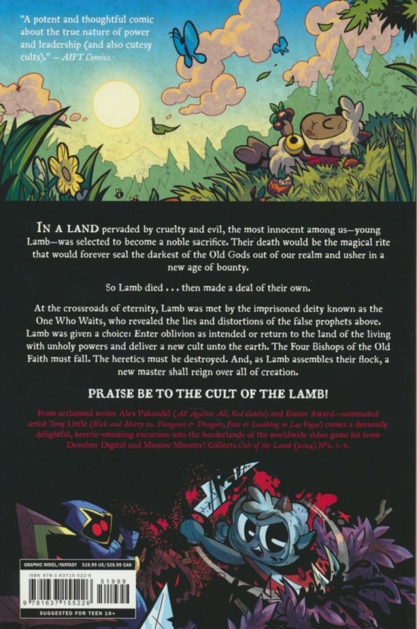 CULT OF THE LAMB VOL 01 THE FIRST VERSE TP [9781637155226]