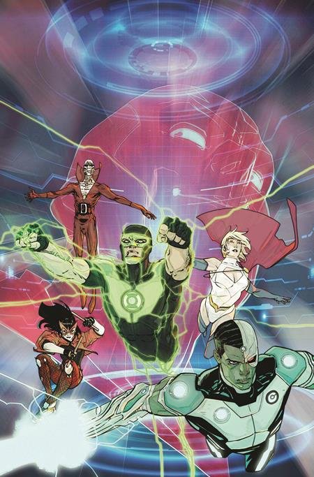 JUSTICE LEAGUE RED #1 CVR B CARMINE DI GIANDOMENICO CARD STOCK VAR [76194139144100121]