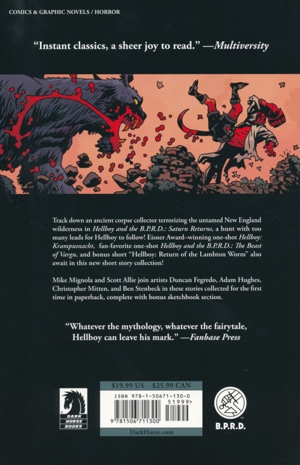 HELLBOY AND THE BPRD BEAST OF VARGU AND OTHERS TP [9781506711300]