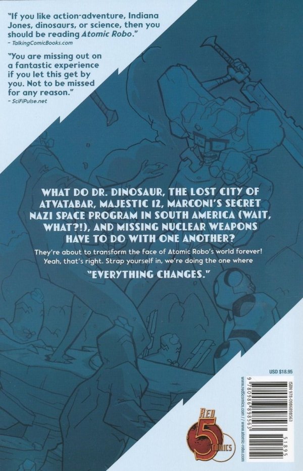 ATOMIC ROBO VOL 08 AND THE SAVAGE SWORD OF DR DINOSAUR TP [9780986898563] **promocja TOMY**