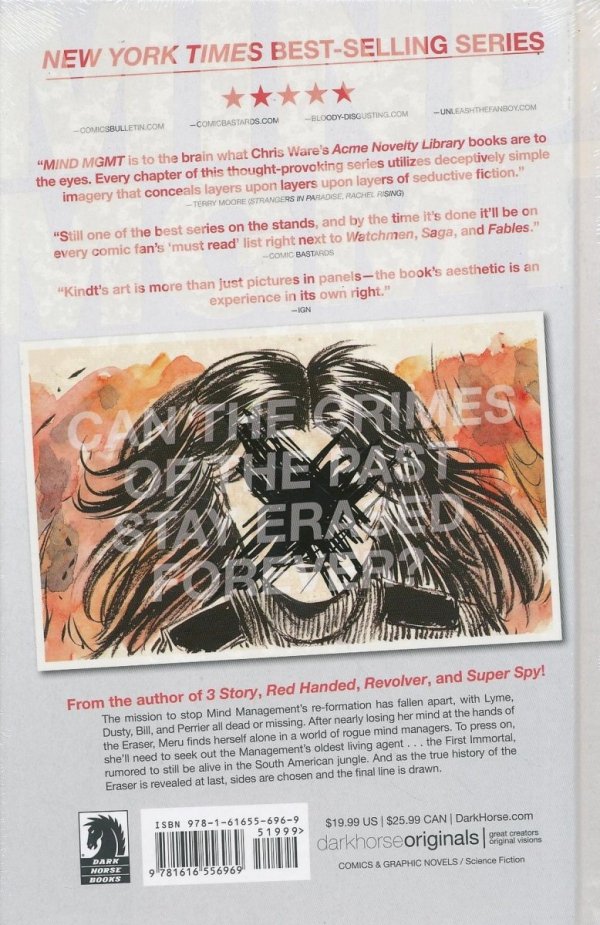 MIND MGMT VOL 05 THE ERASER HC [9781616556969]