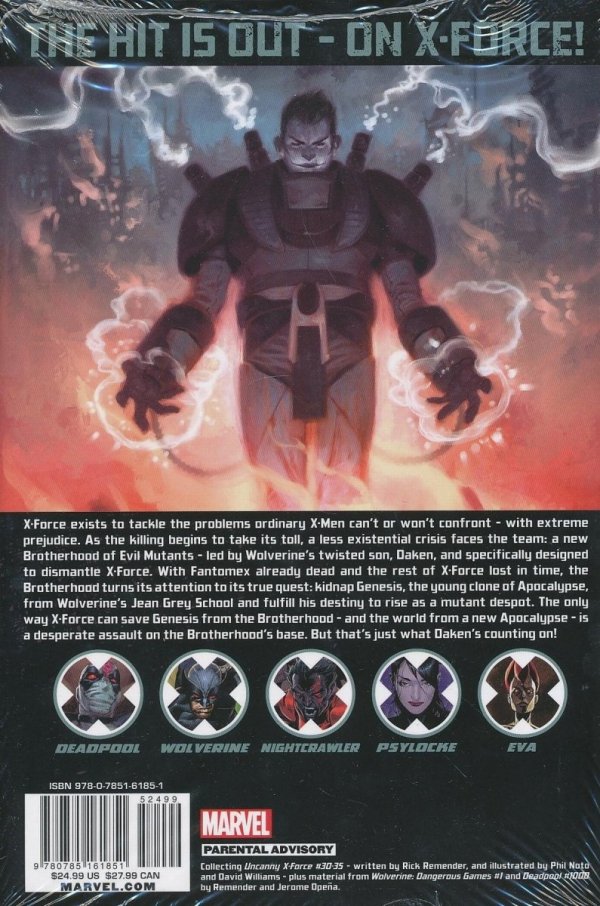 UNCANNY X-FORCE FINAL EXECUTION PART 2 HC [9780785161851]