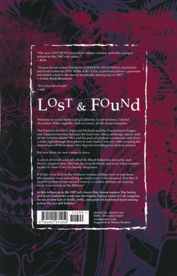 LOST BOYS TP [9781401271459]