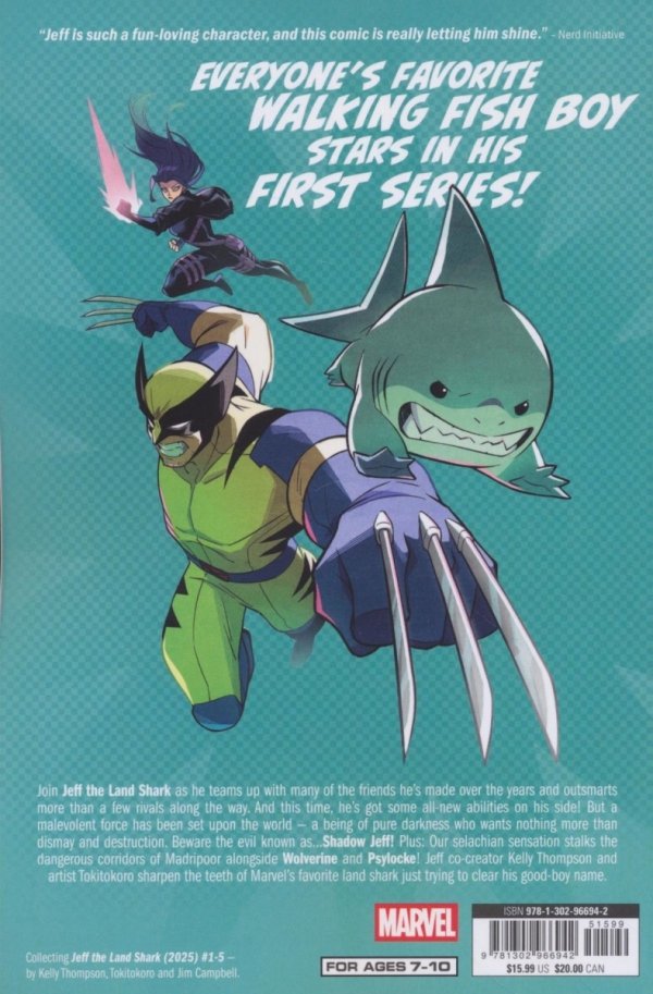 JEFF THE LAND SHARK FRIENDS AND RIVALS TP [9781302966942]