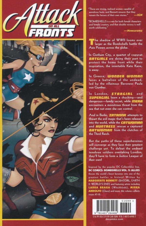 DC COMICS BOMBSHELLS VOL 02 ALLIES TP [9781401264482] **promocja TOMY**