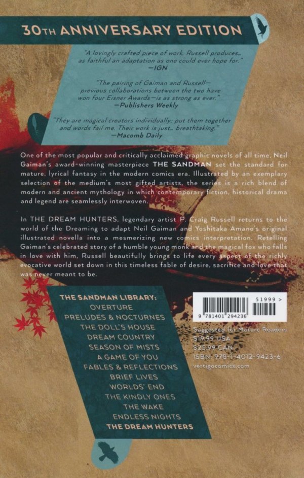 SANDMAN THE DREAM HUNTERS TP [9781401294236]