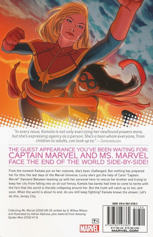 MS MARVEL VOL 04 LAST DAYS TP [9780785197362] **PROMOCJA TOMY**