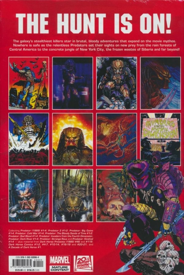 PREDATOR THE ORIGINAL YEARS OMNIBUS VOL 01 HC [STANDARD] [9781302928964] **promocja TOMY**